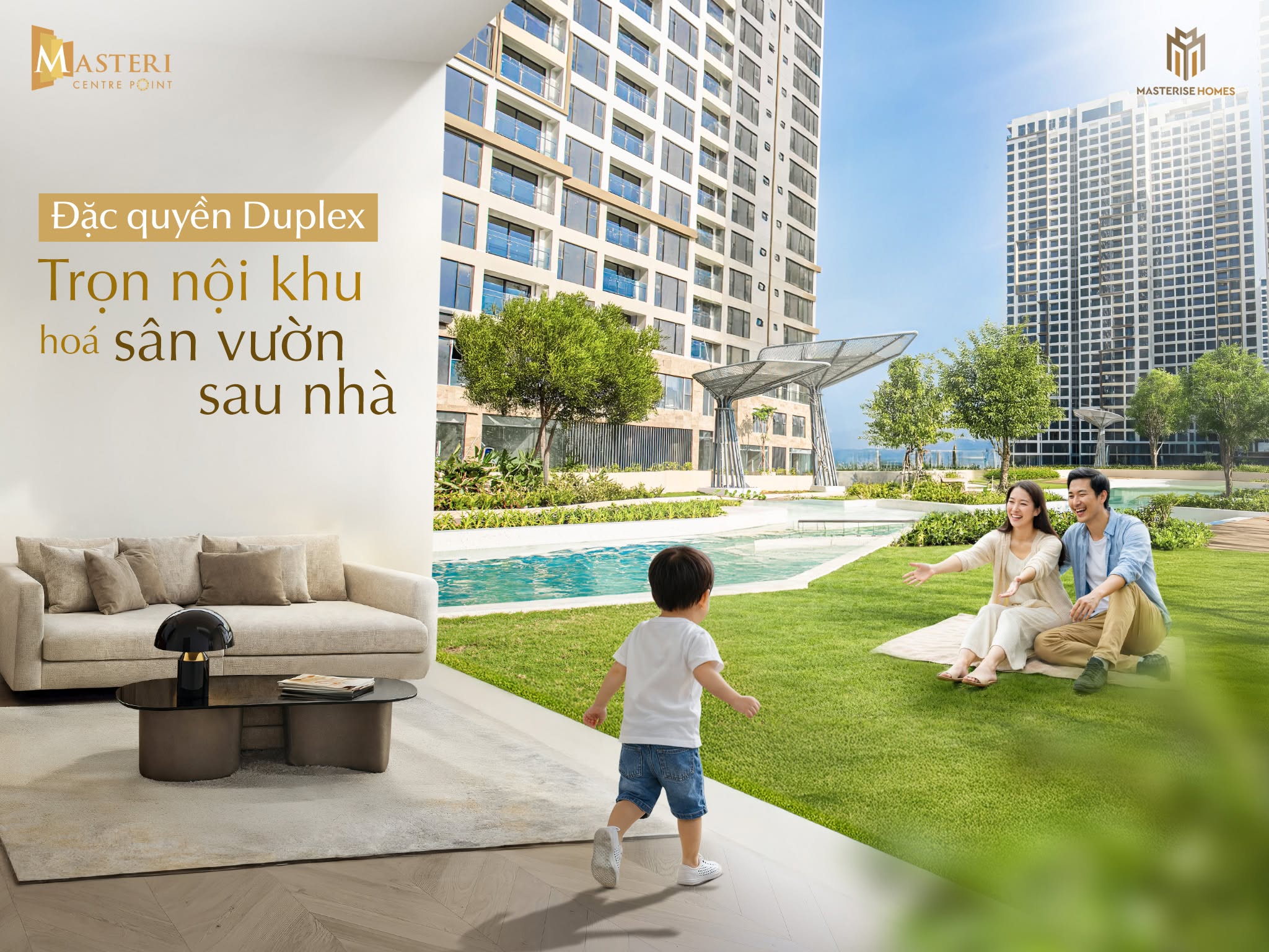 ĐẶC QUYỀN DUPLEX: TRỌN NỘI KHU HOÁ SÂN VƯỜN SAU NHÀ