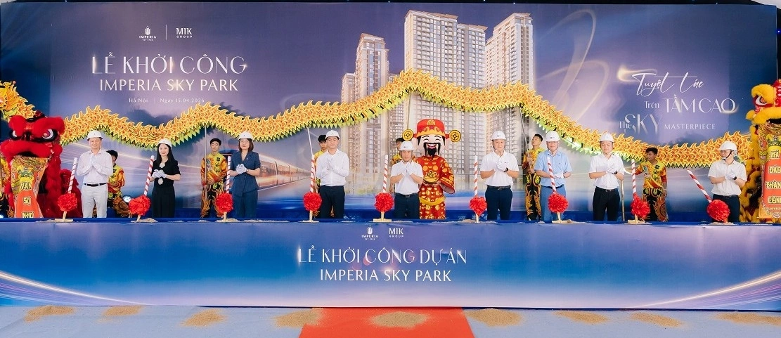 MIK Group khởi công dự án hơn 4 ha trên trục đại lộ Thăng Long
